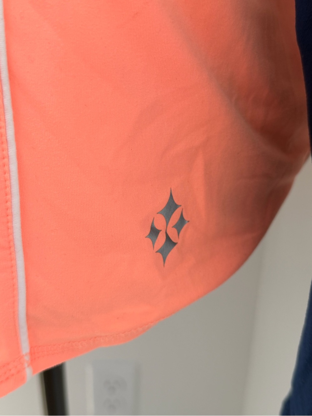 Jofit Coral Front Navy Long-Sleeve Half-Zip Performance Top - Picture 3 of 11